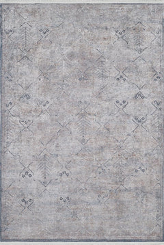 Modern Area Rug – Grey Digital Print Carpet | Antibacterial, Non Slip & Washable