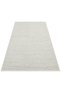 Modern Jute Kilim - Hand Woven Cream Colored Rug With Non Slip Backing