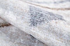 Geometric Area Rug – Beige Digital Print Rug | Non Slip, Antibacterial Carpet