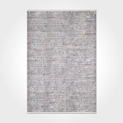 Vintage Chenille Rug | Washable Non Slip Grey Area Rug - Cotton Polyester Carpet