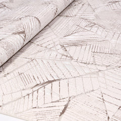 Adrianna Cream Geometric Machine Made Area Rug