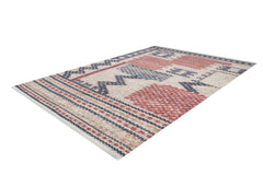 Digital Print Area Rug – Beige Geometric Non Slip High Quality Carpet