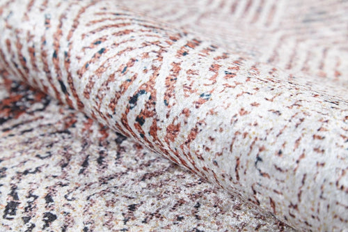 Modern Area Rug – Beige Digital Print Rug | Non Slip, Antibacterial Carpet