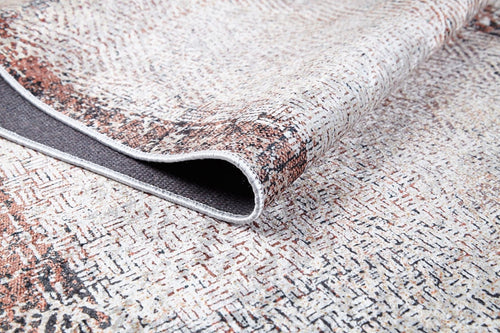 Modern Area Rug – Beige Digital Print Rug | Non Slip, Antibacterial Carpet