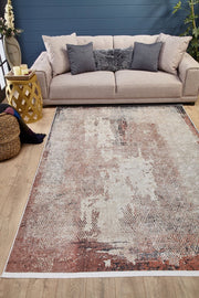 Modern Area Rug – Beige Digital Print Rug | Non Slip, Antibacterial Carpet