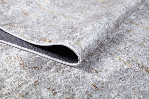 Modern Area Rug – Beige Digital Print Carpet | Non Slip, Antibacterial, Washable Floor Covering