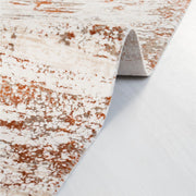 Modern Area Rug - Machine Made Cream Rug with Anti Slip Backing & Laser Cut Edges