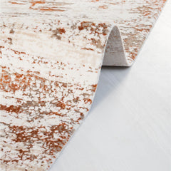 Ainsley Cream Modern Machine Made Area Rug