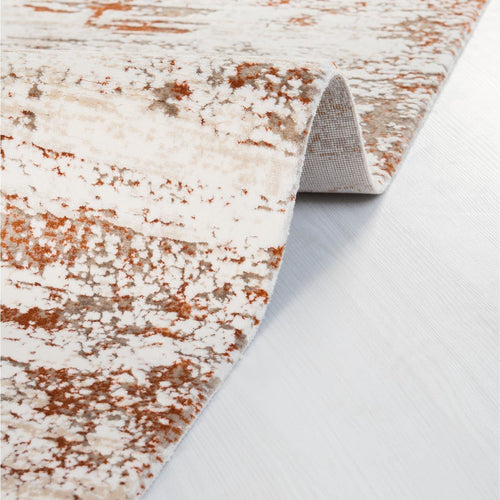 Ainsley Cream Modern Machine Made Area Rug