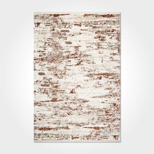 Ainsley Cream Modern Machine Made Area Rug