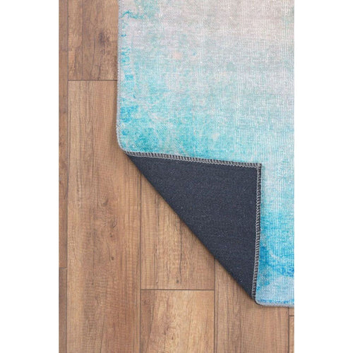 Modern Cotton Area Rug – Washable Non Slip Beige Soft Microfiber Plush Carpet