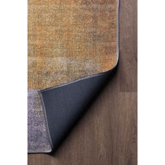 Modern Cotton Area Rug – Washable Non Slip Yellow Soft Microfiber Carpet