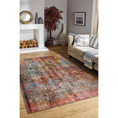 Modern Cotton Area Rug - Washable Non Slip Soft Polyester Carpet for Living Room