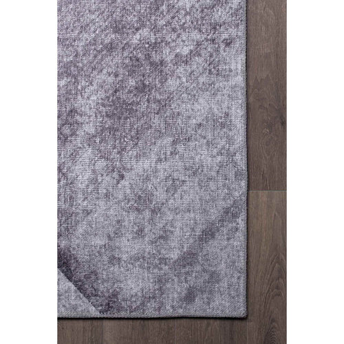 Modern Cotton Area Rug – Grey Soft Microfiber Washable Non Slip Rug