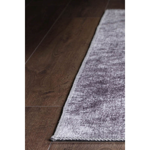 Modern Cotton Area Rug – Grey Soft Microfiber Washable Non Slip Rug