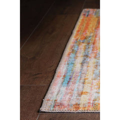 Modern Cotton Area Rug – Washable Non Slip Blue Soft Microfiber Carpet