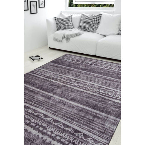 Digital Print Area Rug – Ethnic Cotton Rug | Soft Dust Resistant Polyester Woven Carpet
