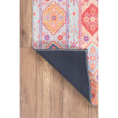 Ethnic Cotton Area Rug - Washable Non Slip Microfiber Decorative Floor Carpet