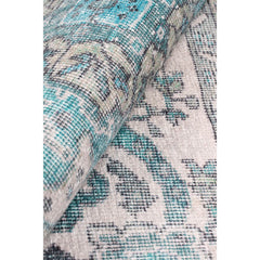 Scotteville Green Medallion Cotton Digital Print Area Rug