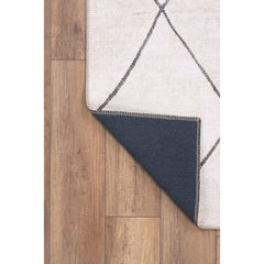 Digital Print Area Rug - Geometric Cotton Washable Non Slip Floor Covering