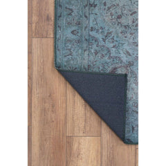 Genevieve Green Medallion Cotton Digital Print Area Rug