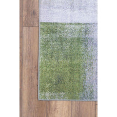 Modern Cotton Area Rug - Grey Soft Microfiber Washable Non Slip Carpet