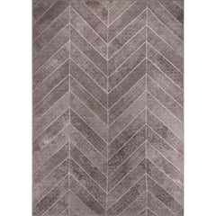 Geometric Area Rug – Washable Non Slip Cotton Area Rug with Soft Microfiber
