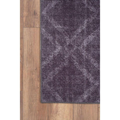 Digital Print Area Rug - Washable Non Slip Geometric Cotton Rug for Living Room