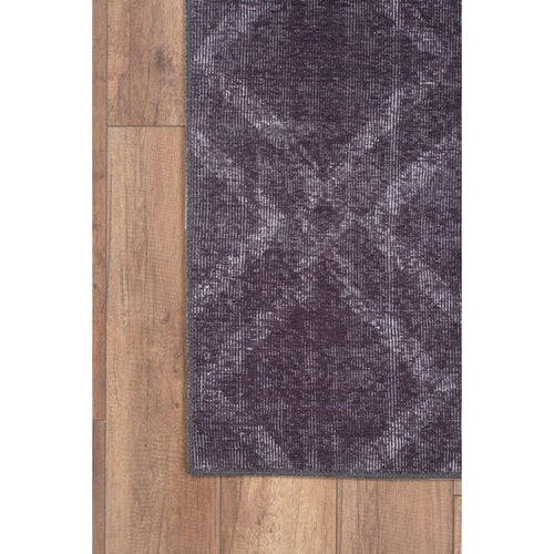 Digital Print Area Rug - Washable Non Slip Geometric Cotton Rug for Living Room