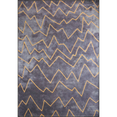 Geometric Area Rug - Washable Non Slip Cotton Area Rug with Soft Microfiber