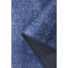 Digital Print Area Rug – Washable Non Slip Navy Blue Patchwork Floor Rug