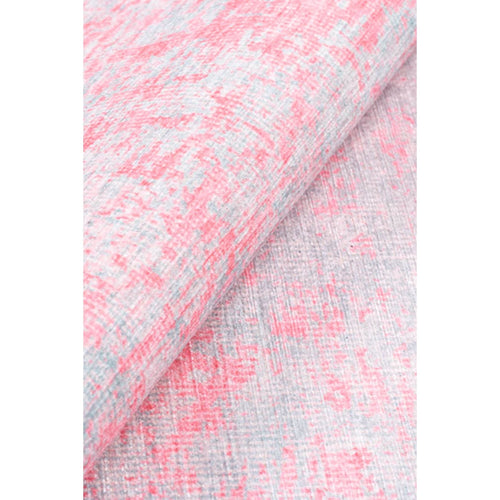 Pink Modern Area Rug – Washable Non Slip Cotton Soft Microfiber Carpet