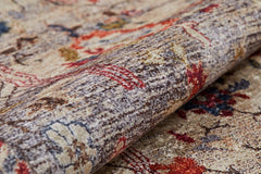 Digital Print Area Rug – Classic Brown Non Slip Antibacterial Carpet for Living Room