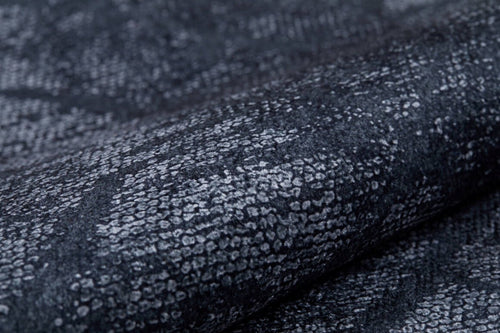 Anthracite Striped Area Rug – Digital Print Rug | Non Slip Carpet for Living Room