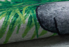 Kids Grey Rug - Alicante Digital Print Figured Design Non Slip Carpet