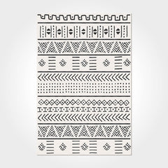 Geometric Area Rug – Washable Non Slip Polyester Chenille Cotton Carpet for Living Room