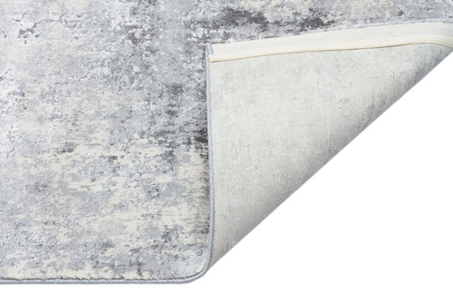 Modern Cotton Area Rug - Grey Machine Made Carpet | Dustproof, Soft Texture