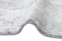 Modern Cotton Area Rug - Grey Machine Made Carpet | Dustproof, Soft Texture