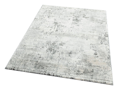 Modern Cotton Area Rug - Grey Machine Made Carpet | Dustproof, Soft Texture