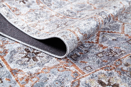 Modern Digital Print Rug – Grey Area Rug, Non Slip, Antibacterial Floor Mat