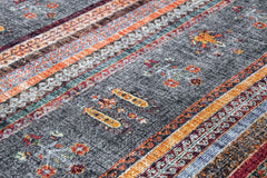 Digital Print Area Rug – Stylish Red Frame Cotton Chenille Washable Carpet