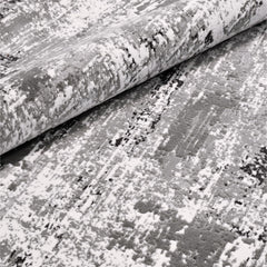 APurpleay Grey Modern Machine Made Area Rug