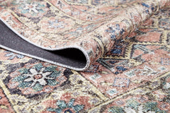 Modern Digital Print Rug - Beige Area Rug Non Slip Antibacterial Carpet