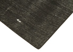 Anatolian Runner Brown Striped Cotton Wool Handmade Area Rug 2'11'' x 10'2''