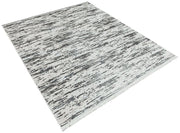 Vintage Area Rug – Grey Machine Made Rug With Cotton Wool Blend, Antislip