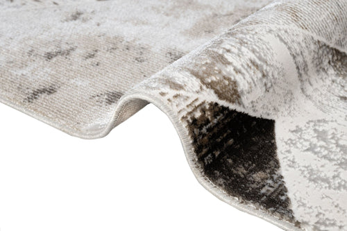 Microfiber Area Rug – Machine Made Geometric Polyester Rug With Cotton Base