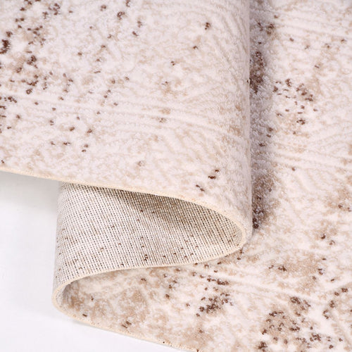 Vintage Area Rug – Machine Made Cream Rug with 8mm Pile Height & Laser Cut Edge