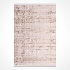 Vintage Area Rug – Machine Made Cream Rug with 8mm Pile Height & Laser Cut Edge