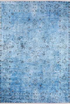AnjeroSucensk Blue Classic Digital Print Area Rug