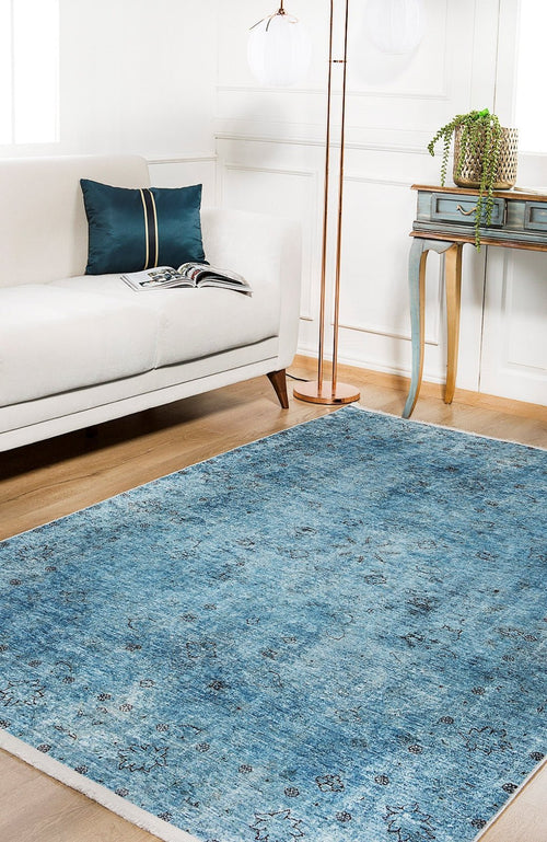 AnjeroSucensk Blue Classic Digital Print Area Rug